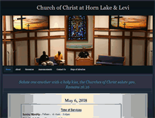 Tablet Screenshot of churchofchristhll.com